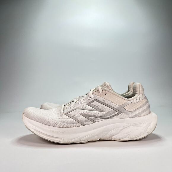 New Balance 1080v13 Fresh Foam X White Grey Athletic Running Shoes Men\'s Size 12 main image 6